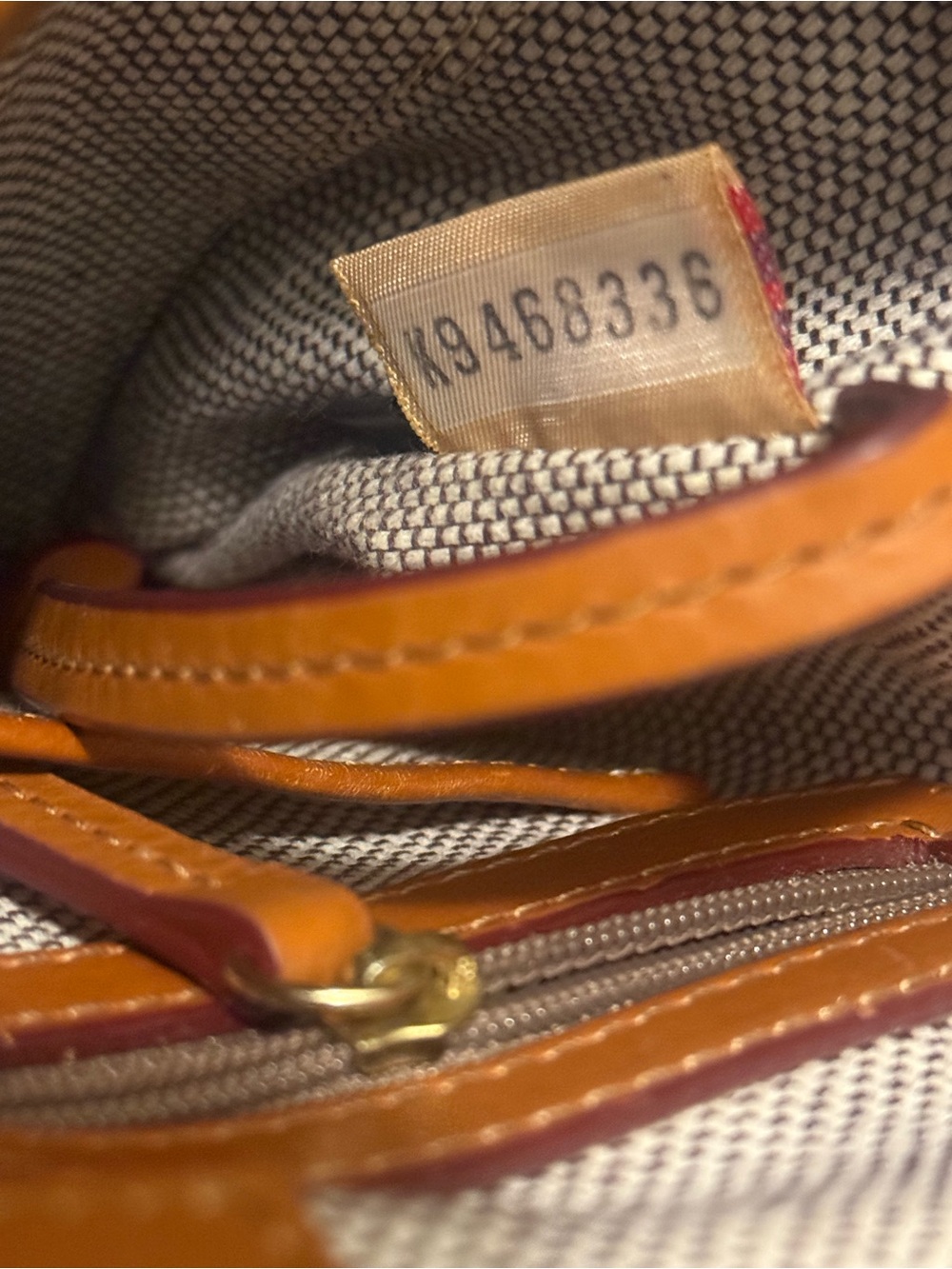 Dooney & Bourke Greta Hobo Monogram Purse Brown Black 10x12 - Picture 5 of 7